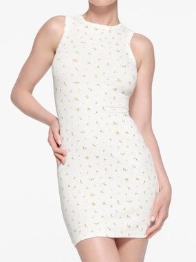 Skims cotton ribbed dress NWT